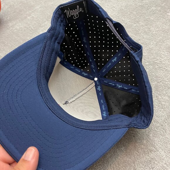 WAGGLE " THE BOBBER " GOLF HAT Perforated Blue - Picture 4 of 7